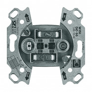 Busch Jaeger 0230-101 Antennecontactdoossokkel 2 aansluitingen/ sternet