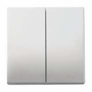 Busch Jaeger 6736 FoH-866 Bedieningswip 2-voudig voor serie Platform 63 Pure stainless steel