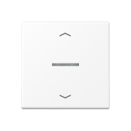 Jung A 101 KO5P BF WWM F10 Schakelwip met lens en pijlsymbolen Sneeuwwit mat 