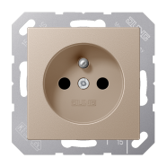 Jung A 1520 FKI CH Wandcontactdoos Frans/Belgisch systeem 16 A 250 V ~ SAFETY+ A range Champagne