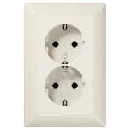 Jung AS 5015 2-voudige wandcontactdoo