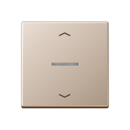 Jung HOME BT A 17101 P CH Taster 1-voudig met pijlsymbolen Champagne