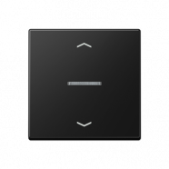 Jung HOME BT A 17101 P SWM Taster 1-voudig met pijlsymbolen Grafietzwart mat