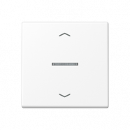 Jung HOME BT A 17101 P WWM Taster 1-voudig met pijlsymbolen Sneeuwwit mat