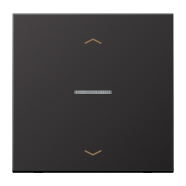 Jung HOME BT AL 17101 P D Taster 1-voudig met pijlsymbolen Dark