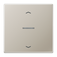 Jung HOME BT ES 17101 P Taster 1-voudig met pijlsymbolen Edelstaal