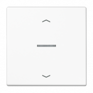 Jung HOME BT LS 17101 P WW Taster 1-voudig met pijlsymbolen Alpine wit
