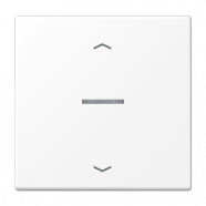 Jung HOME BT LS 17101 P WWM Taster 1-voudig met pijlsymbolen Sneeuwit mat 