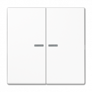 Jung HOME BT LS 17102 WW Taster 2-voudig Alpine wit