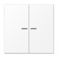 Jung HOME BT LS 17102 WWM Taster 2-voudig Sneeuwwit mat