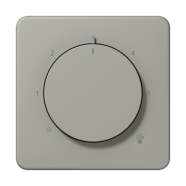 Jung CD 1749 BF GB Afdekking voor thermostaat Platina