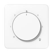 Jung CD 1749 BF WW Afdekking voor thermostaat Alpine wit