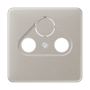 Jung CD 561 SAT PT Afdekking voor TV-FM aansluitdoos Platina