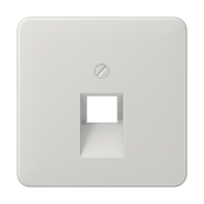 Jung CD 569-1 UA LG Afdekking voor IAE/UAE-aansluitdozen 1 x 8-pole Lichtgrijs