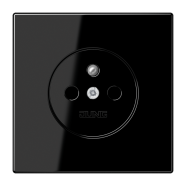Jung LS 1520 FKI SW Wandcontactdoos Frans/Belgisch systeem Zwart (België)
