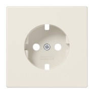 Jung LS 1520 PL Afdekking voor contactdoos met beschermingscontact Wit