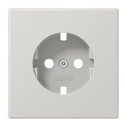 Jung LS 1520 PL LG Afdekking voor contactdoos met beschermingscontact Lichtgrijs
