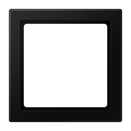 Jung LS961Z5SWM Tussenraam voor montage diverse apparaten met afdekking 55 x 55 mm Grafietzwart mat