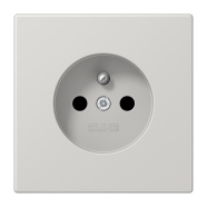 Jung LS 1520 FKI LG Wandcontactdoos Frans/Belgisch systeem Lichtgrijs (België) 