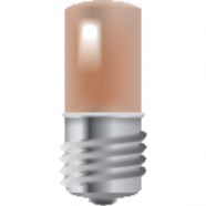 Niko 170-37001 E10-lamp met amberkleurige led voor drukknoppen 6A of signaalapparaten