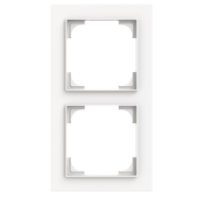 Busch Jaeger 1722-44M Busch-art linear 2-voudig Studiowit Mat