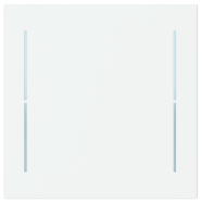 Busch Jaeger LFW/A.1.70.11-44M Busch-art linear Afdekking 1-voudig voor keypad Studiowit mat