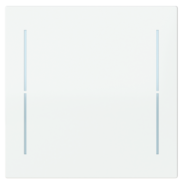 Busch Jaeger LFW/A.1.70.11-44G Busch-art linear Afdekking 1-voudig voor keypad Studiowit