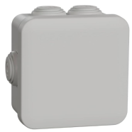 Schneider Electric Merten ENN05004 Mureva Kabeldoos Vierkant Buiten 7 invoeren 20mm Grijs
