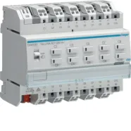 Hager TXA610D KNX schakel-/jaloezie-actor 10-voudig, 16 A capacitief