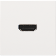 Niko 154-69416 Contactdoos met HDMI-naar-schroefaansluiting, White coated