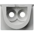Gira 001230 Adapter voor kabelinvoer 2-voudig (dubbele invoer)