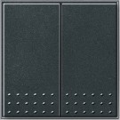 Gira 012567Drukvlakschakelaar 10 A 250 V~ met serie-wippen Serieschakelaar