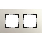 Gira 0212220 Afdekraam Esprit Tweevoudig Linoleum-multiplex lichtgrijs