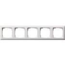 Gira 021504 Afdekraam Standaard 55 5-voudig Zuiver wit mat
