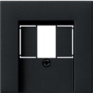Gira 0376005 Afdekking voor USB-voeding PD System 55 Zwart mat