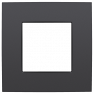 Niko 133-76100 Enkelvoudige afdekplaat Intense anthracite