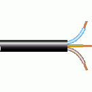 ICC 764311 VMVL Mantelleiding 4x 1,5 mm² Zwart (100 meter)