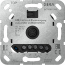 Gira 247500 System 3000 ruimtetemperatuurregelaar-basiselement 230V met relaisuitgang, uitschakelaar en controlelicht