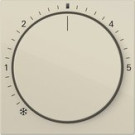 Gira 270201 System 55 Afdekking voor ruimte temperatuurregelaar met controlelicht Creme wit glanzend