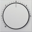 Gira 2702015 System 55 Afdekking voor ruimte temperatuurregelaar met controlelicht Grijs mat