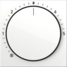 Gira 270203 System 55 Afdekking voor ruimte temperatuurregelaar met controlelicht Zuiver wit glanzend