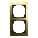 Busch Jaeger 1722-4013 Busch-art linear 2-voudig Glass black / gold