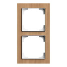 Busch Jaeger 1722-4083 Busch-art linear 2-voudig Wood oak