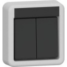 Gira 310535 Wipschakelaar 10AX 250V~ (bovenstuk) Serieschakelaar