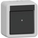 Gira 310630 Wipschakelaar 10AX 250V (onderstuk en bovenstuk) Universele uit-wisselschakelaar 