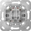 Gira 312800 Basiselement tastschakelaar 10 AX 250 V~ Wisselschakelaar 2-voudig Zonder wip