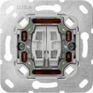 Gira 313500 Basiselement tast- controleschakelaar 10 AX 250 V~ Serieschakelaar Zonder wip 2-voudig (met bevestigingsklauwen)