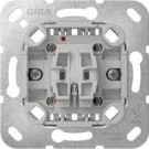 Gira 315100 Basiselement wipdrukcontact 10 A 250 V~ Maakcontact 1-polig (met bevestigingsklauwen)