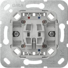Gira 315200 Basiselement wipdrukcontact 10 A 250 V~ Maakcontact 1-polig met apart meldcontact (met bevestigingsklauwen)