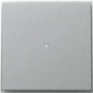 Gira 349065 TX_44 Rechtstaande wip met controlevenster voor schakelaars en drukcontacten Kleur aluminium